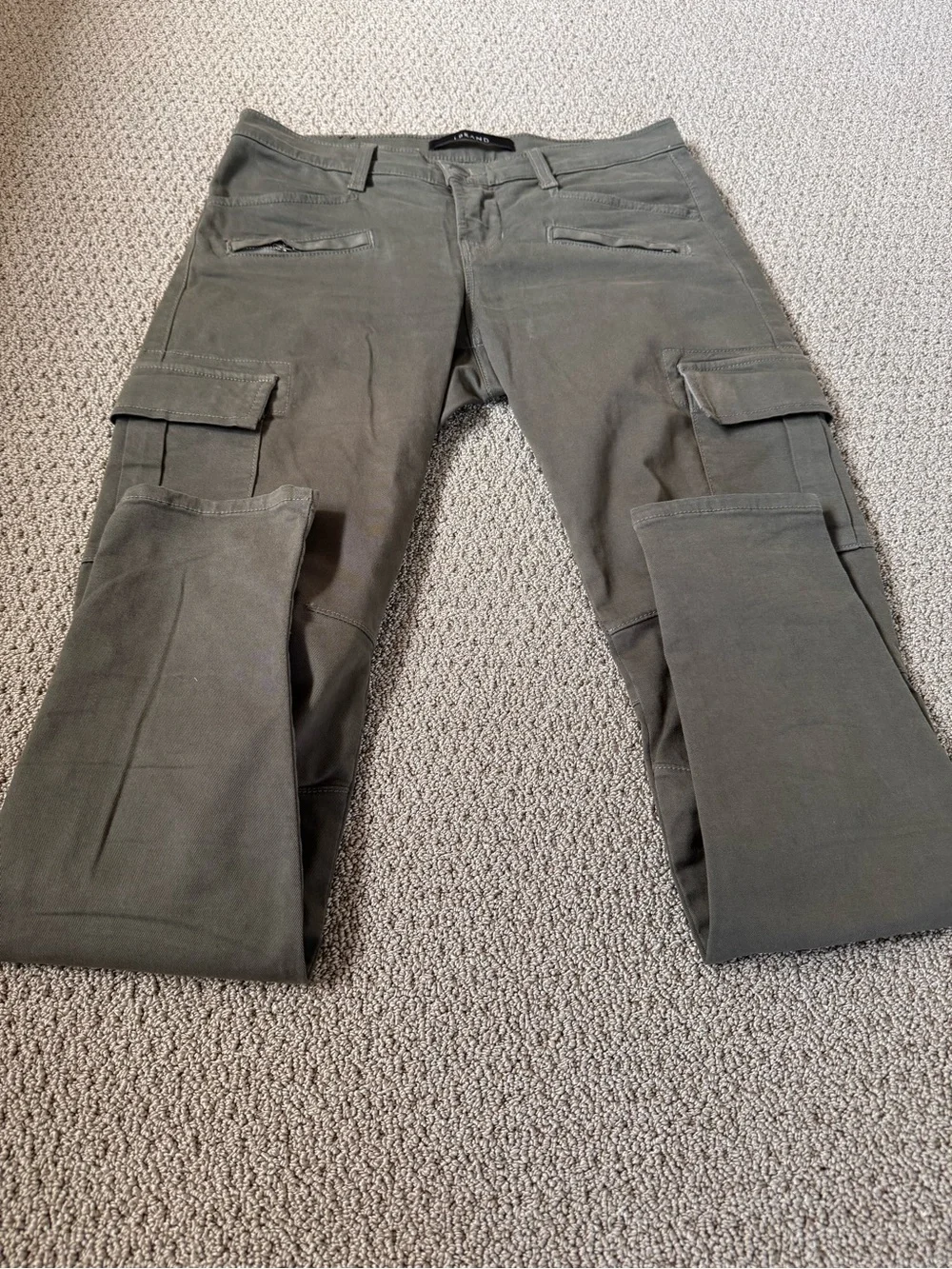 J BRAND Cargo/Slim Leg Jeans ‘Grayson’ in Vint Olive. Very good condition sz 26 - Picture 2 of 9